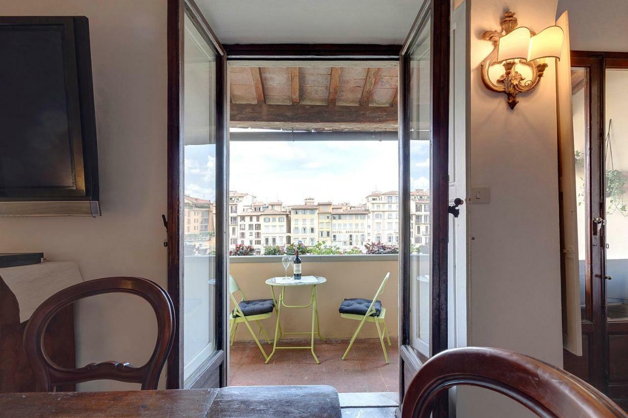 פירנצה Historical Apartment Spectacular Arno View With Balcony From 12 Th Century. מראה חיצוני תמונה